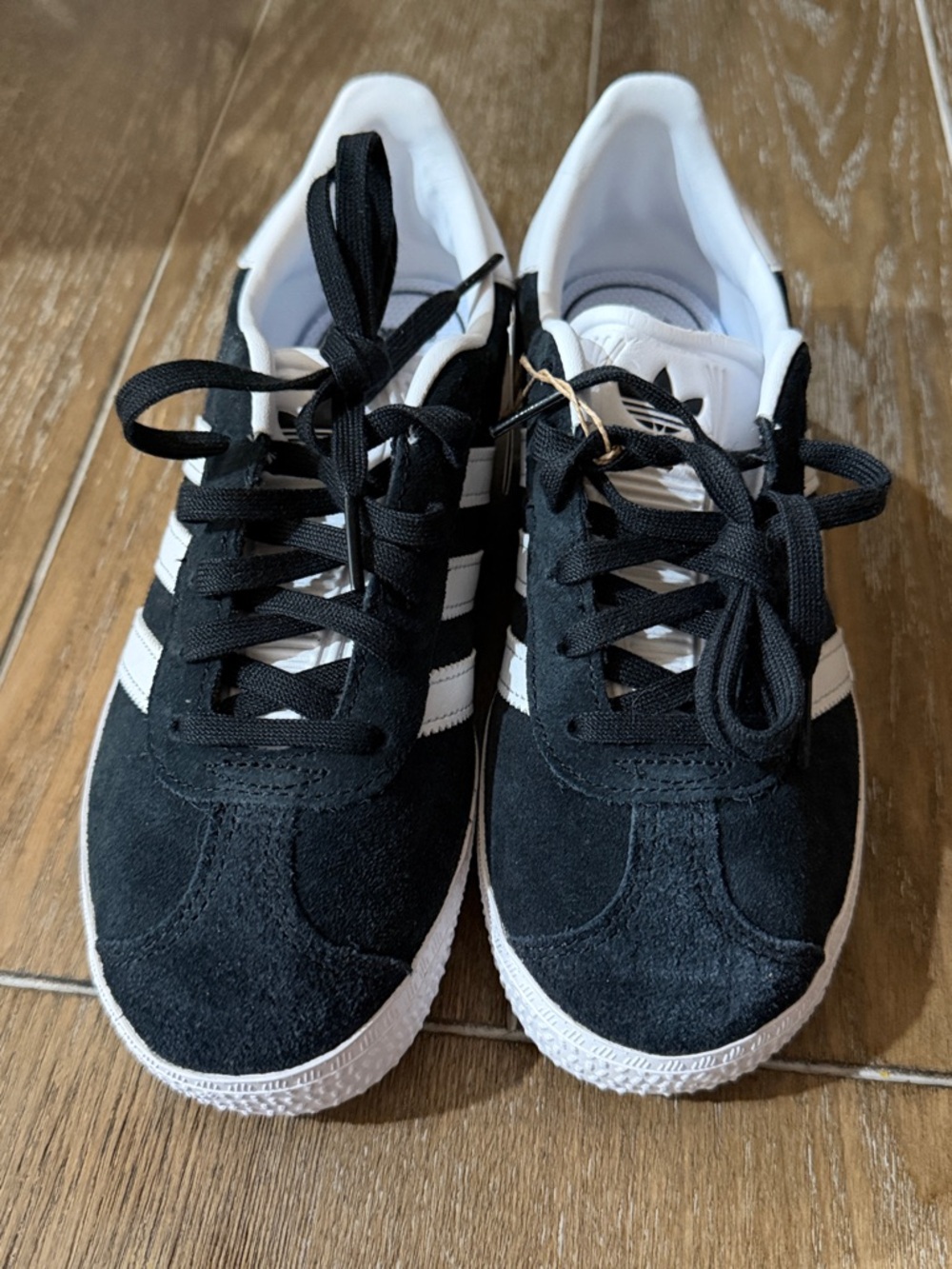 adidas Kids Black and White Classic Low-Top Sneakers